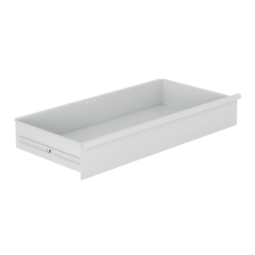 [043708] Cajón extraíble para estantería industrial - Dim.: 1000x500x100h mm - Carga 60 kg - Gris ral 7035