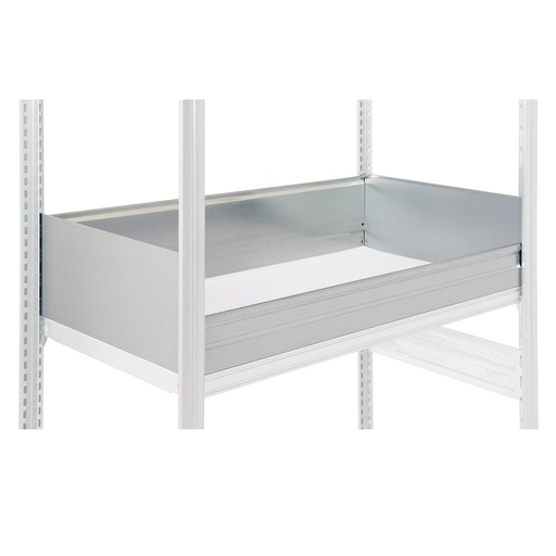 [043718] Set de retenedores perimetrales para estante de estantería industrial - Dim.: 1300x524x200h mm - Galvanizado