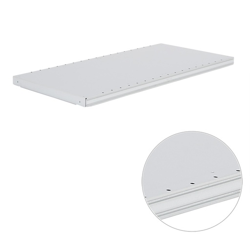 [043772] Estante metálico para estantería industrial - Dim.: 1300x400x40h mm - Carga 100 kg - Galvanizado