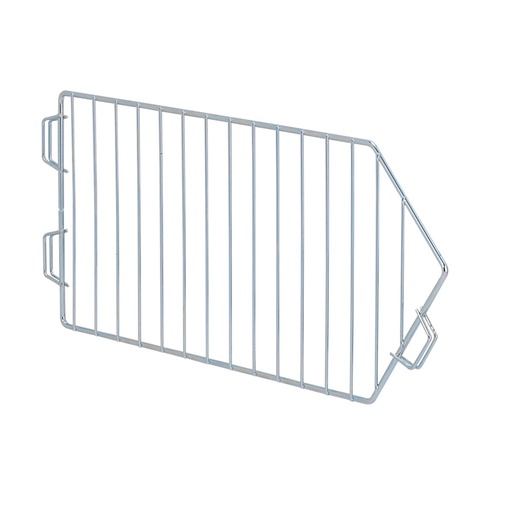 [043947] Separador de malla para estante tipo de cesta de estantería industrial - Dim.: 4x500x210h mm - Galvanizado
