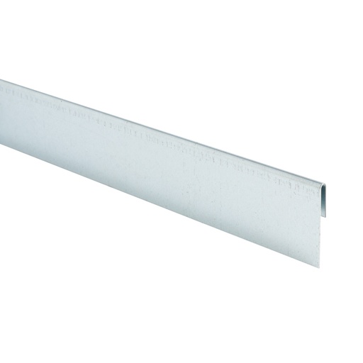 [043983] Tope retenedor frontal para estante de estantería industrial - Dim.: 1000x5x60h mm - Galvanizado