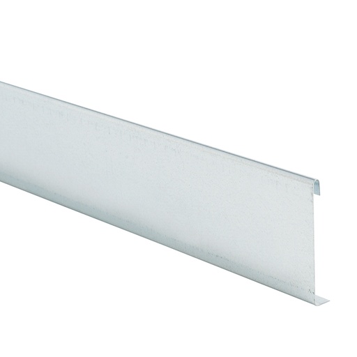 [043986] Zócalo inferior para travesaño de refuerzo de estantería industrial - Dim.: 1300x5x75h mm - Galvanizado