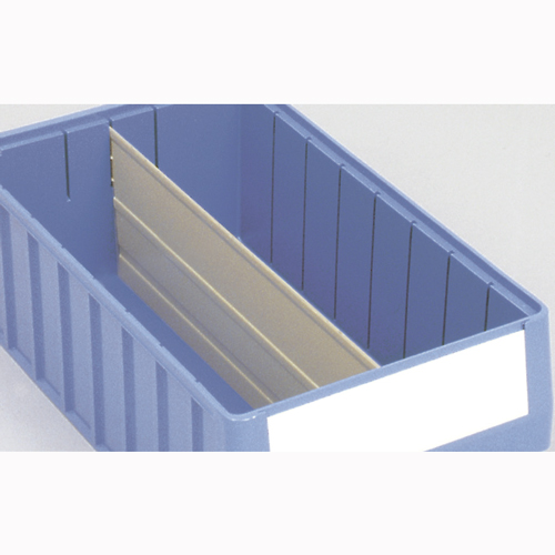 [044041] Pack de 10 divisores longitudinales metálicos para caja Regalbox RK - Dim.: 456x4x72h mm - Gris ral 7032