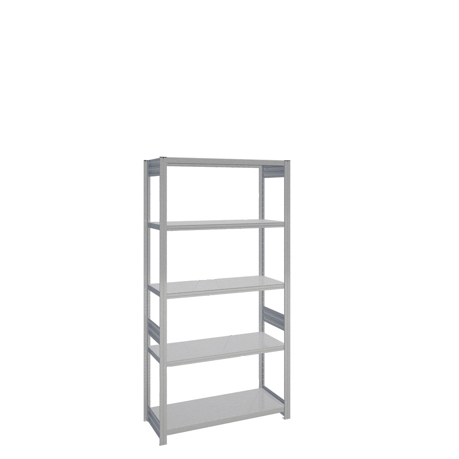 [044099] Estantería industrial para almacén con 5 estantes de carga 100 kg - Dim.: 1058x424x2000h mm - Galvanizado