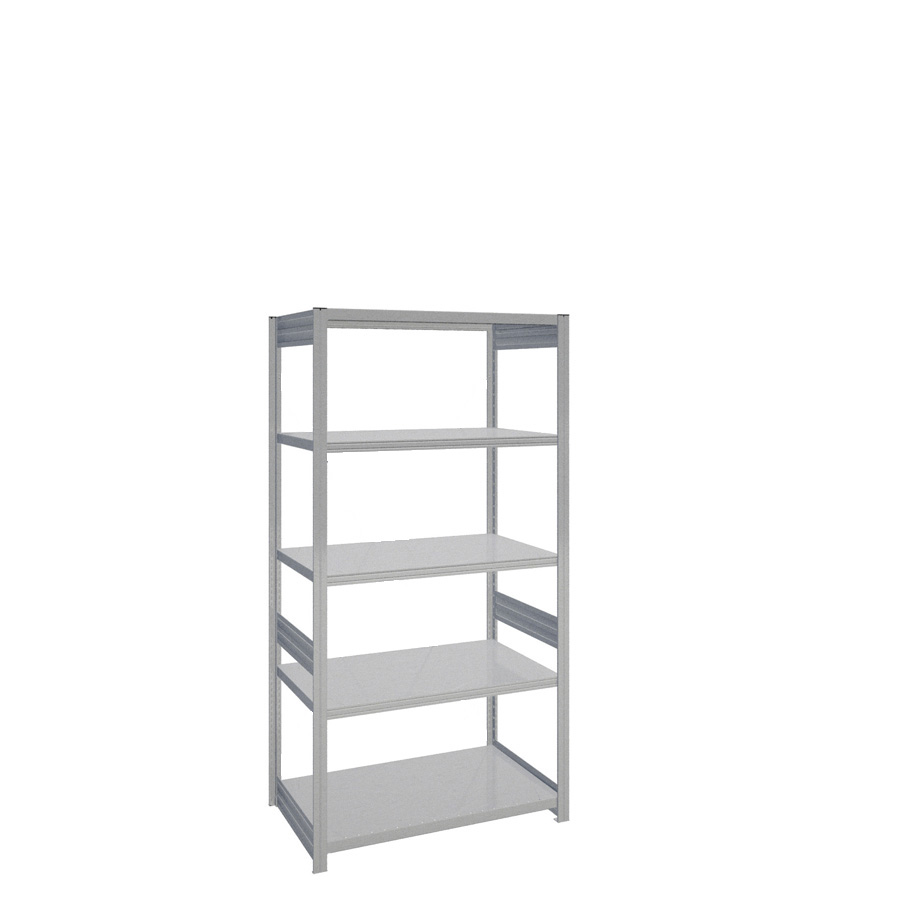 [044103] Estantería industrial para almacén con 5 estantes de carga 100 kg - Dim.: 1058x624x2000h mm - Galvanizado