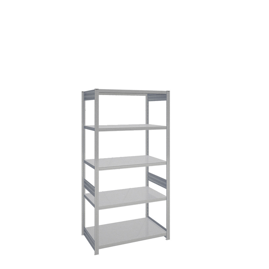 [044151] Estantería industrial con 5 estantes de carga 200 kg - Dim.: 1058x624x2000h mm - Galvanizado