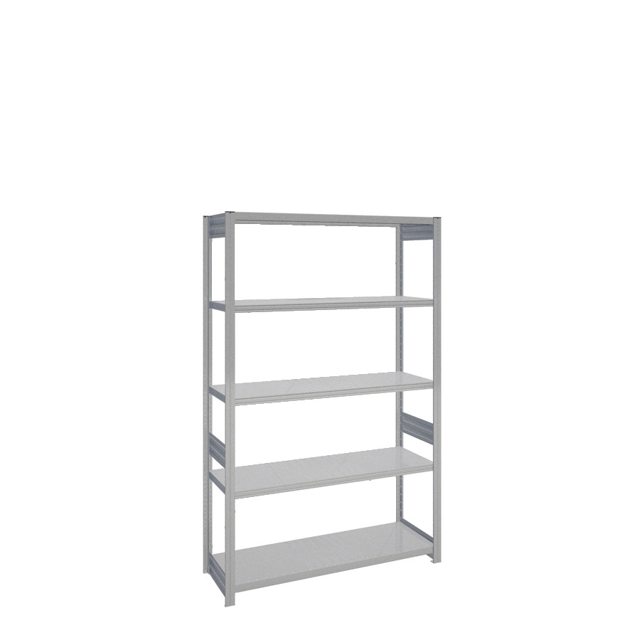 [044177] Estantería industrial con 5 estantes de carga 200 kg - Dim.: 1358x424x2000h mm - Galvanizado