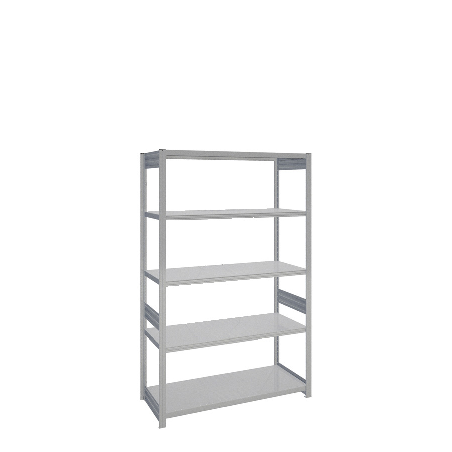 [044179] Estantería industrial con 5 estantes de carga 200 kg - Dim.: 1358x524x2000h mm - Galvanizado