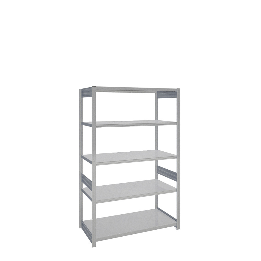 [044181] Estantería industrial con 5 estantes de carga 200 kg - Dim.: 1358x624x2000h mm - Galvanizado