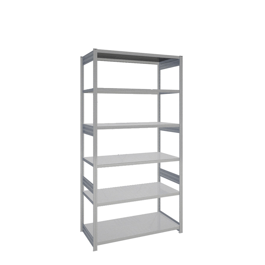 [044191] Estantería industrial con 6 estantes de carga 200 kg - Dim.: 1358x624x2500h mm - Galvanizado