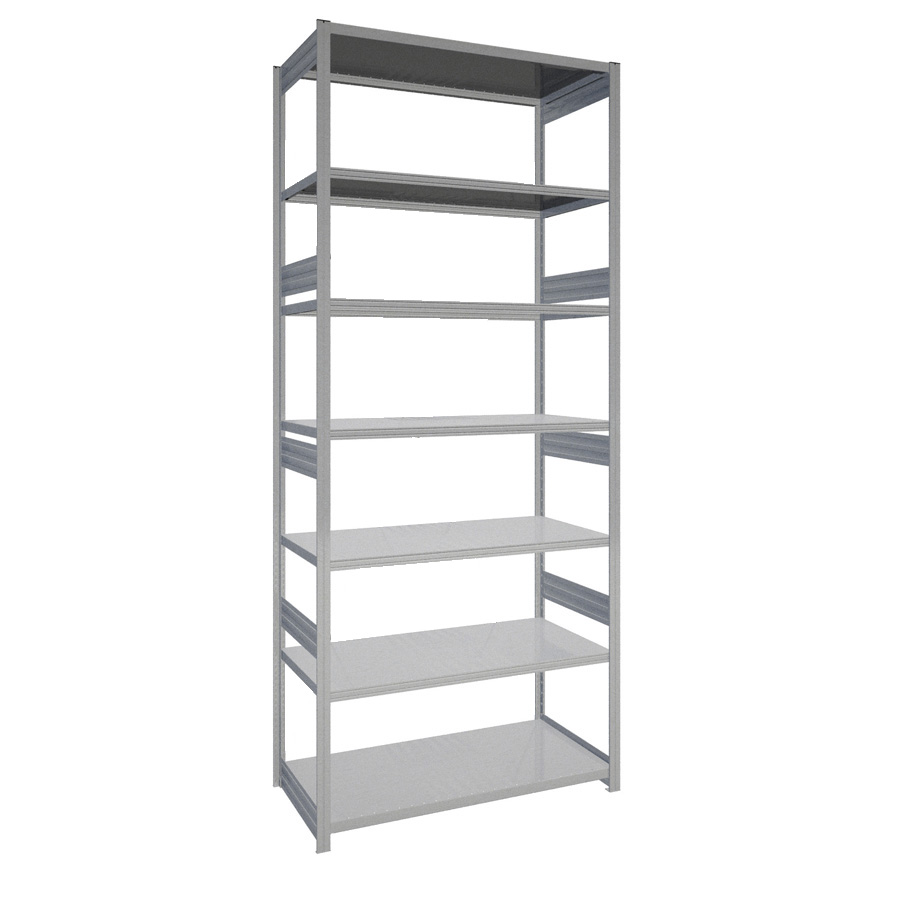 [044201] Estantería industrial con 7 estantes de carga 200 kg - Dim.: 1358x624x3000h mm - Galvanizado