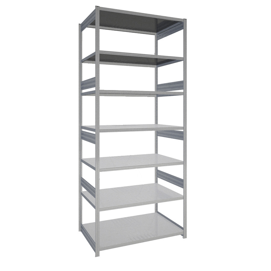 [044203] Estantería industrial con 7 estantes de carga 200 kg - Dim.: 1358x824x3000h mm - Galvanizado