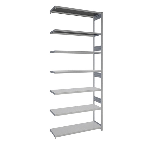 [044204] Módulo adicional de estantería industrial con 7 estantes de carga 200 kg - Dim.: 1308x824x3000h mm - Galvanizado