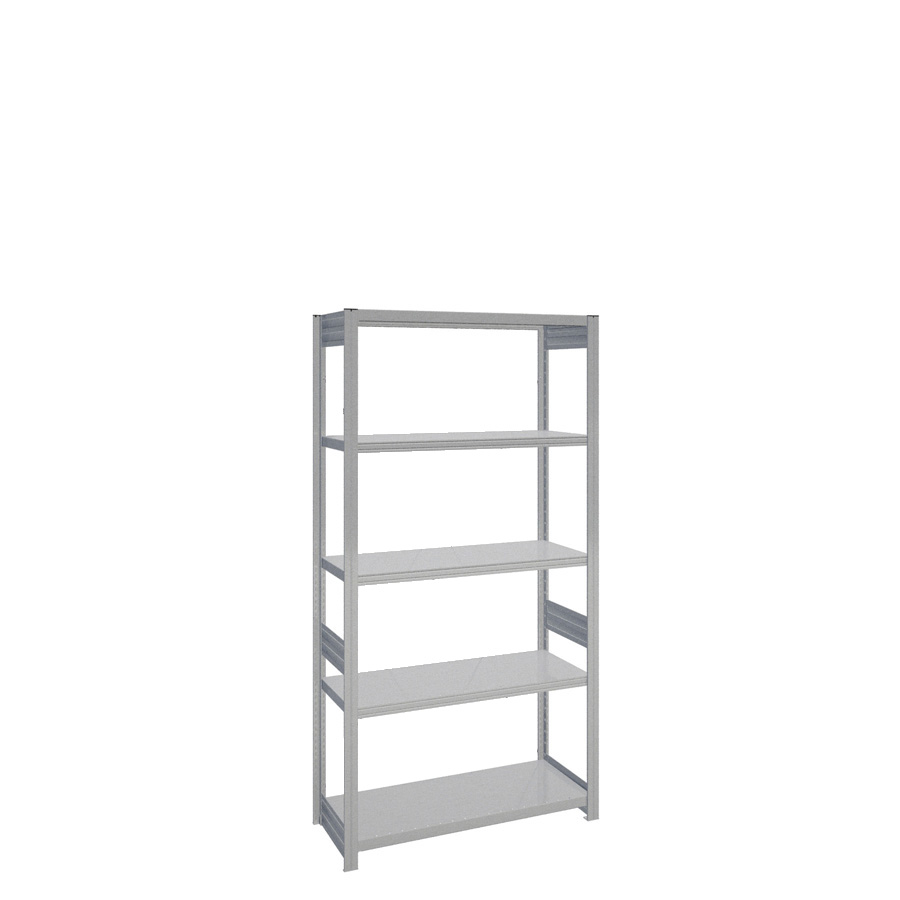 [044206] Estantería industrial con 5 estantes de carga 300 kg - Dim.: 1058x424x2000h mm - Galvanizado