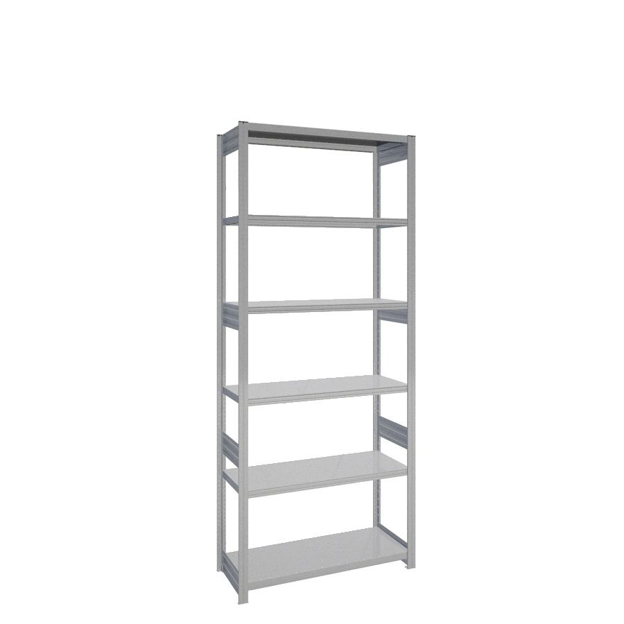 [044212] Estantería industrial con 6 estantes de carga 300 kg - Dim.: 1058x424x2500h mm - Galvanizado