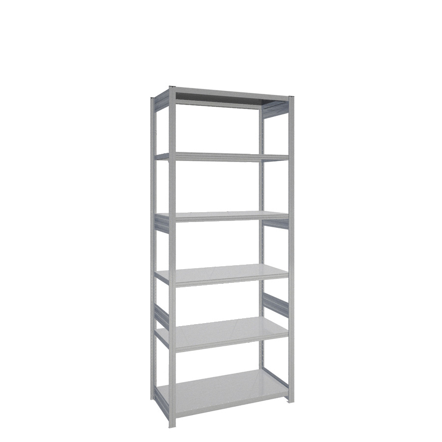 [044214] Estantería industrial con 6 estantes de carga 300 kg - Dim.: 1058x524x2500h mm - Galvanizado