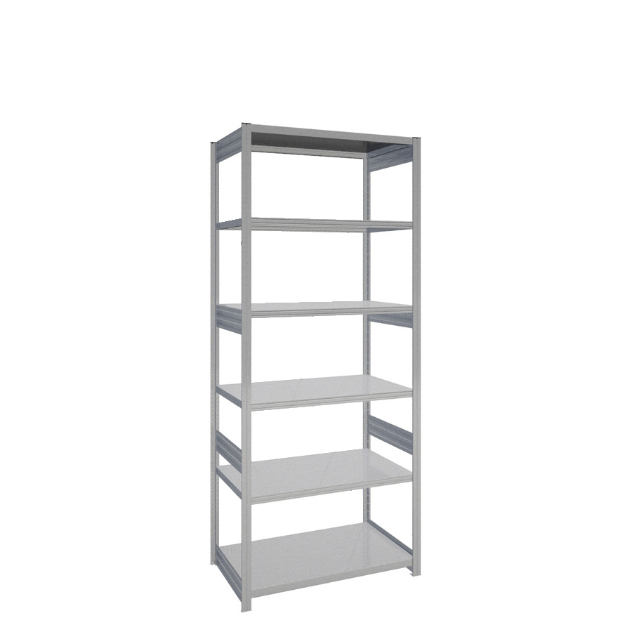 [044216] Estantería industrial con 6 estantes de carga 300 kg - Dim.: 1058x624x2500h mm - Galvanizado