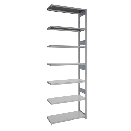 [044219] Módulo adicional de estantería industrial con 7 estantes de carga 300 kg - Dim.: 1008x424x3000h mm - Galvanizado