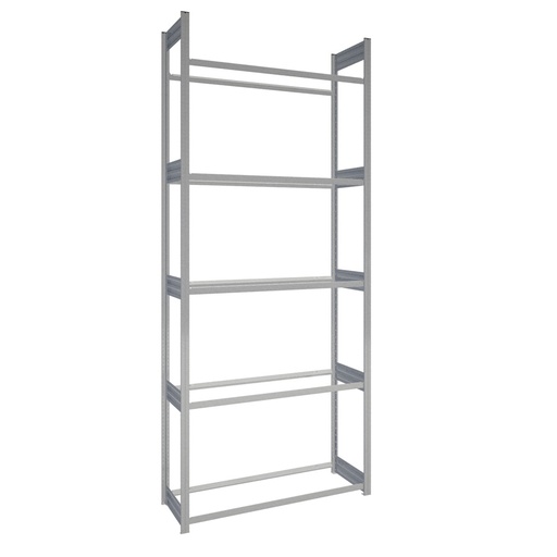 [044236] Estantería para neumáticos con 5 estantes - Dim.: 1358x524x3000h mm - Galvanizado
