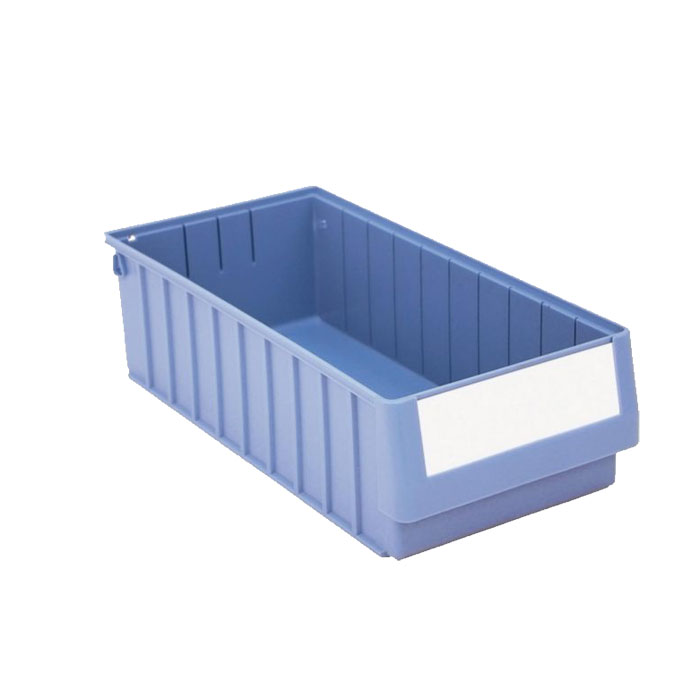 [044290] Caja plástica para el almacenamiento en estantería serie Regalbox RK - Dim.: 500x234x140h mm - azul
