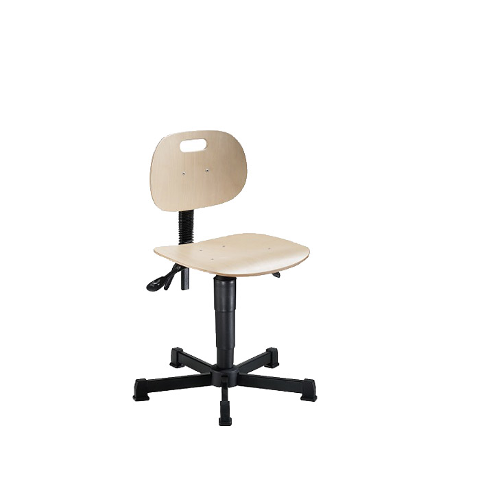 [044433] Silla para taller de madera regulable en altura e inclinación - Altura asiento.: 410 / 550h mm - Haya