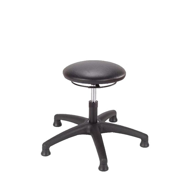 [044534] Taburete para taller de pvc regulable en altura - Altura asiento.: 450 / 580h mm - Tapizado polipiel pvc