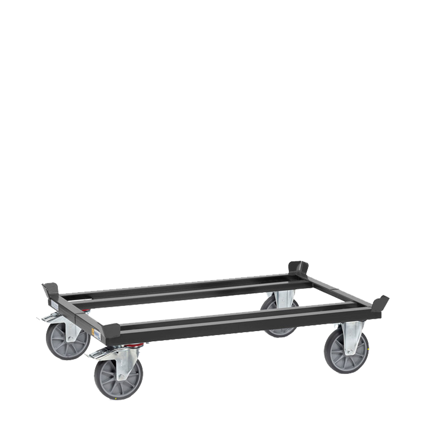 [044827] Base rodante para palet con protección ESD - Dim. palet 1200 x 1000 mm - Azul Ral 7015