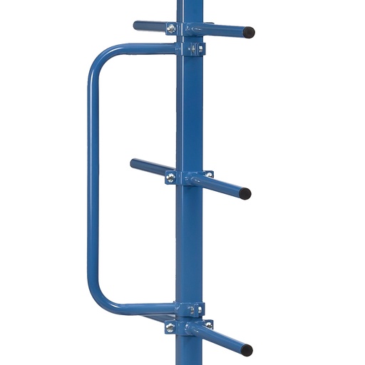 [044843] Tirador metálico para carro de barras y tubos - Azul ral 5007