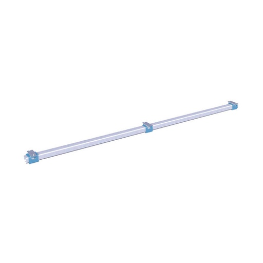 [044883] Riel metálico suplementario para soporte superior - Dim.: 1500 mm - Galvanizado / Azul ral 5012