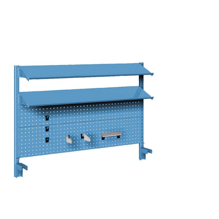 [044909] Panel vertical para banco de trabajo - Dim.: 1500x935h mm - Azul ral 5012