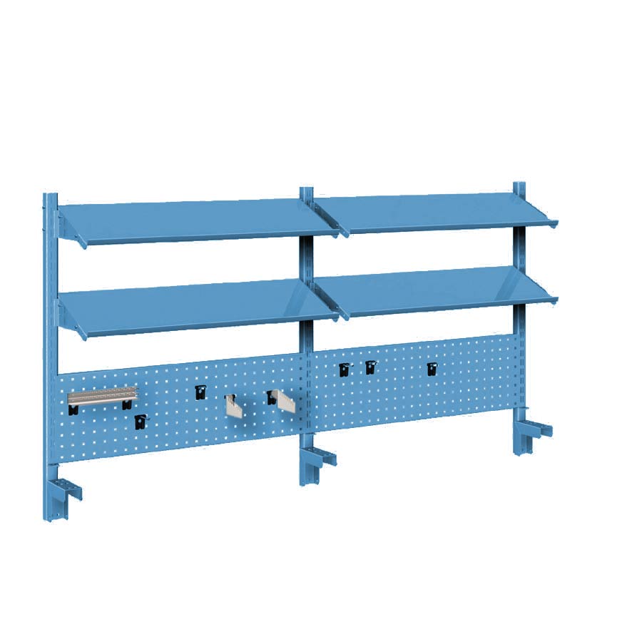 [044943] Panel vertical para banco de trabajo - Dim.: 2500x935h mm - Azul ral 5012