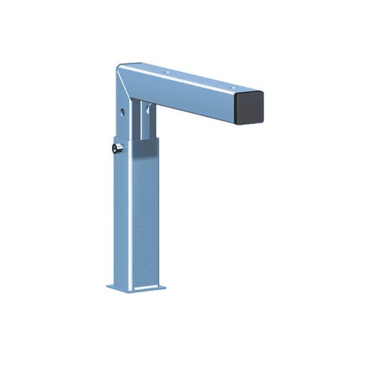 [044957] Soporte metálico regulable en altura para mensola superior - Dim.: 50x280x230/350h mm - Azul ral 5012