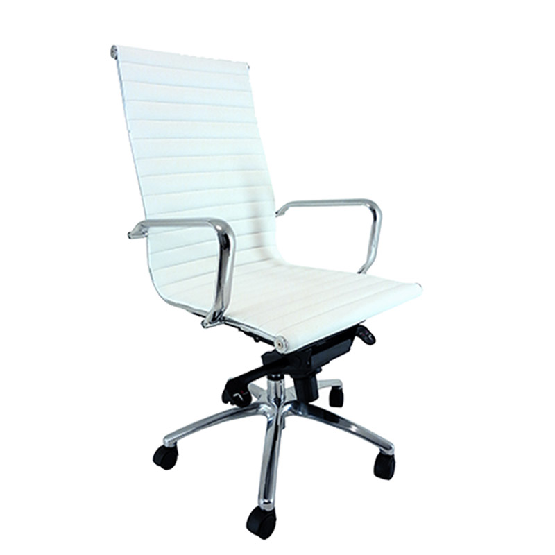 [045052] Sillón gerencia de nappel blanco respaldo alto - Dim.: 560x530x1170h mm - Blanco
