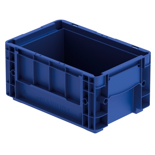 [045395] Caja plástica Eurobox para el sector automoción serie KLT de fondo liso (no perforado) - Dim.: 300x200x147,5h mm - Azul oscuro