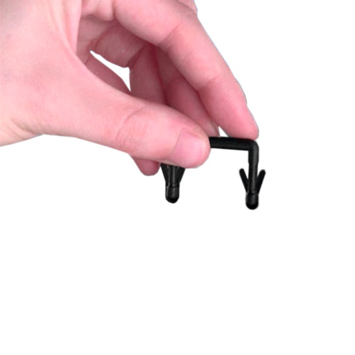 [045454] Grapa plástica para caja plegable - Negro