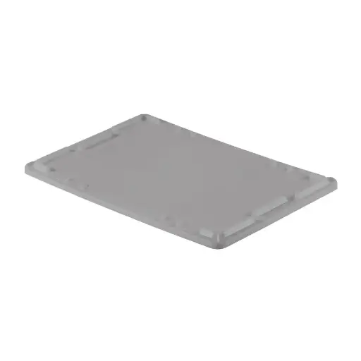 [045464] Tapa plástica para caja Eurobox cónica - Dim.: 600x400 mm - Gris