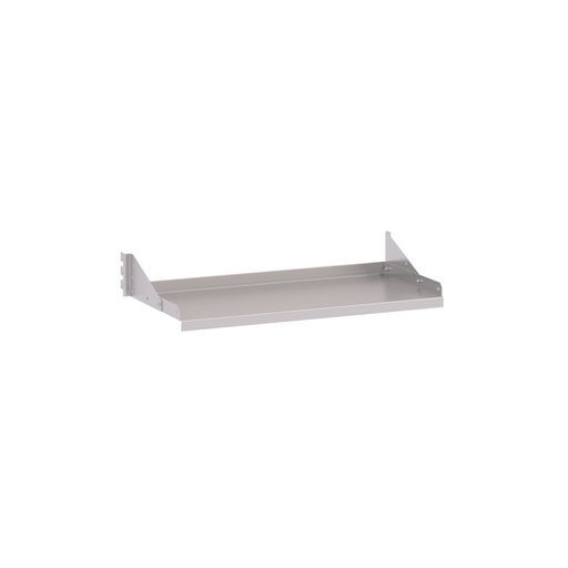 [045484] Estante metálico inclinable y regulable en altura para carro porta cajas - Dim.: 657x320x60h mm - Acero cincado