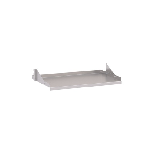 [045486] Estante metálico inclinable y regulable en altura para carro porta cajas - Dim.: 657x420x60h mm - Acero cincado