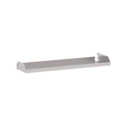 [045489] Bandeja fija regulable en altura para carro porta cajas - Dim.: 676x230x61h mm - Acero cincado