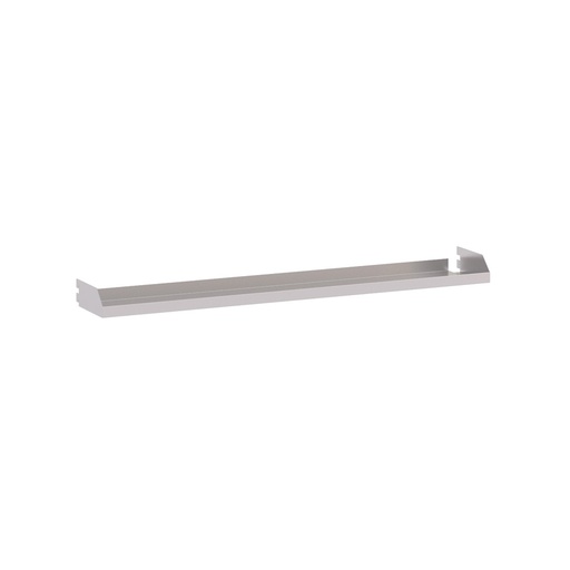 [045491] Bandeja fija regulable en altura para carro porta cajas - Dim.: 974x170x61h mm - Acero cincado