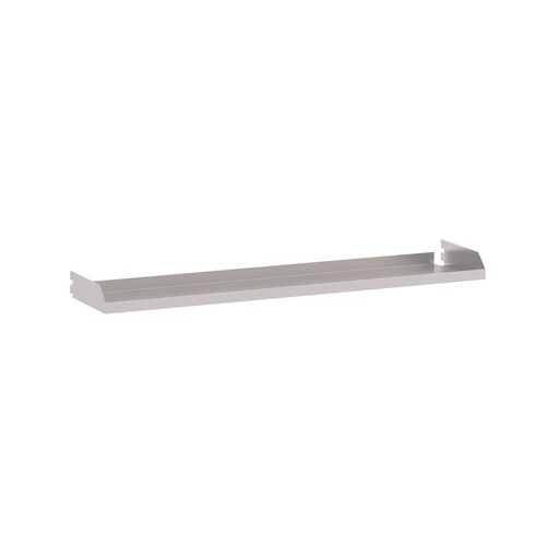 [045492] Bandeja fija regulable en altura para carro porta cajas - Dim.: 974x230x61h mm - Acero cincado