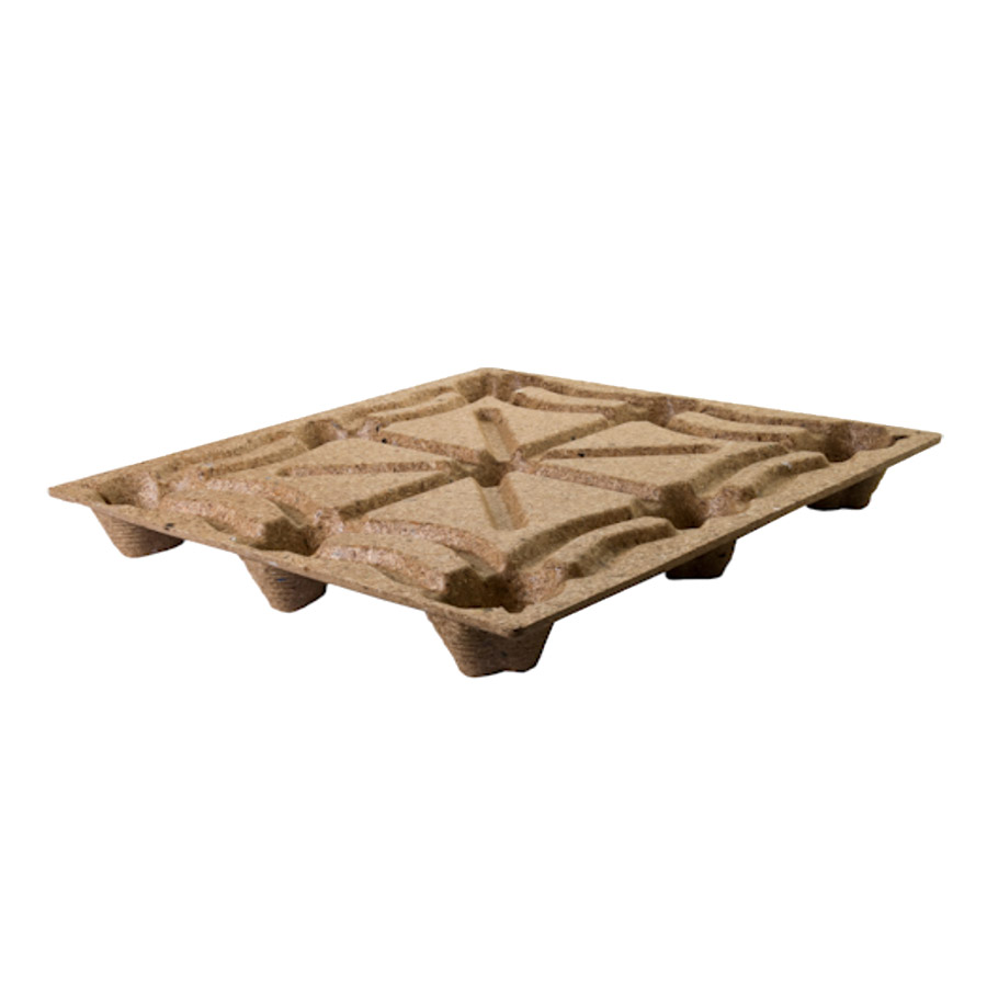 [045587] Palet de madera de fibra prensada - Dim.: 1140x1140x135h mm - Cuadrado