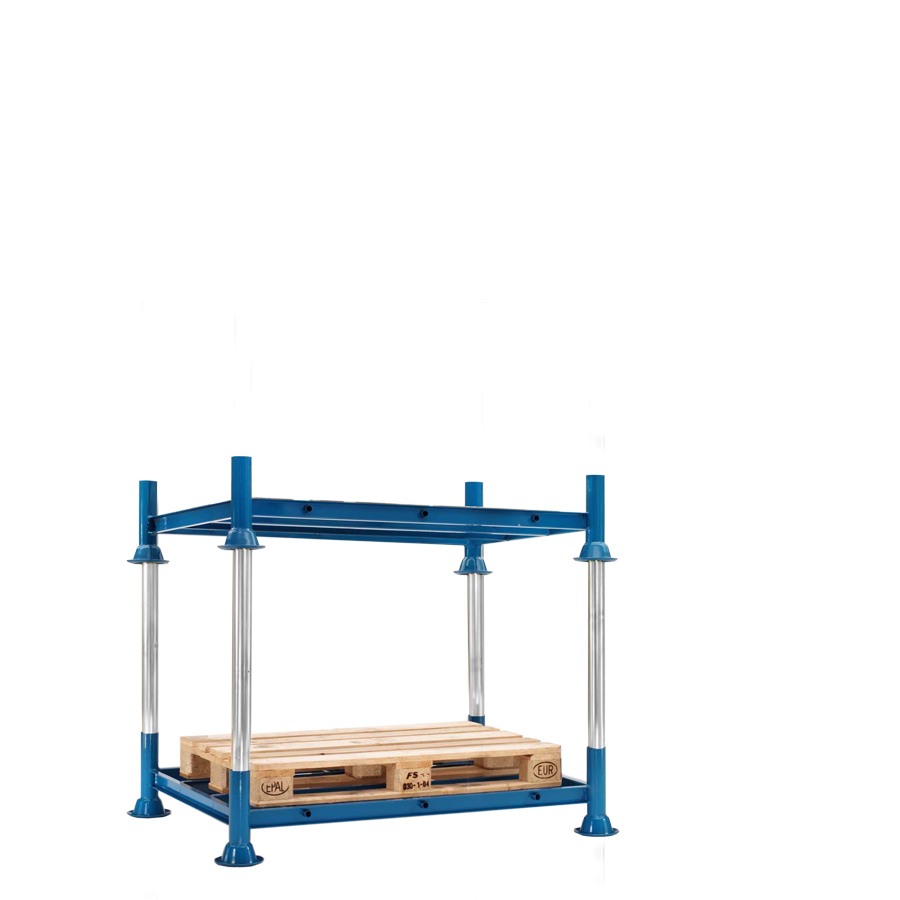 [045636] Estantería de gran carga desmontable - Dim.: 1550x1185x1430h mm - Azul ral 5019