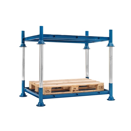 [045636] Estantería de gran carga desmontable - Dim.: 1550x1185x1430h mm - Azul ral 5019