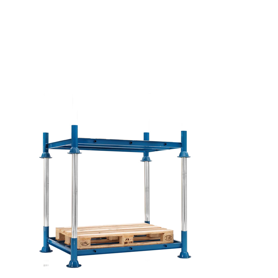 [045638] Estantería de gran carga desmontable - Dim.: 1550x1185x1630h mm - Azul ral 5019