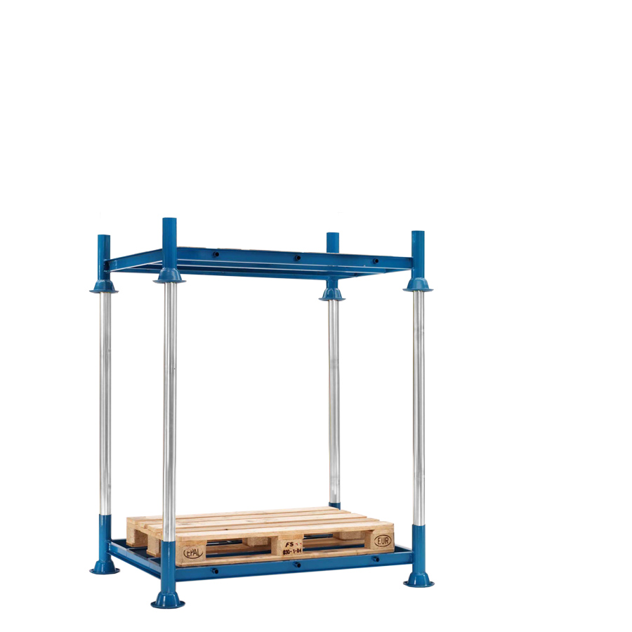 [045640] Estantería de gran carga desmontable - Dim.: 1550x1185x1930h mm - Azul ral 5019