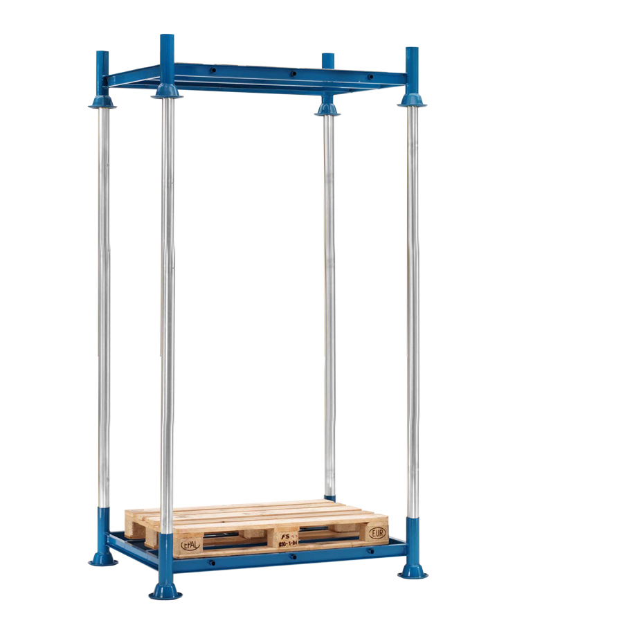 [045645] Estantería de gran carga desmontable - Dim.: 1550x1185x2930h mm - Azul ral 5019