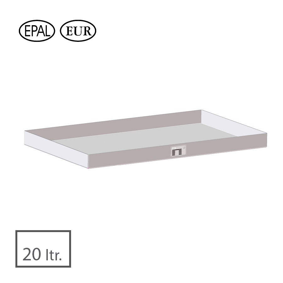 [045660] Cubeta colectora norma Europa 20 l - Dim.: 600x400x120h mm - acero inoxidable
