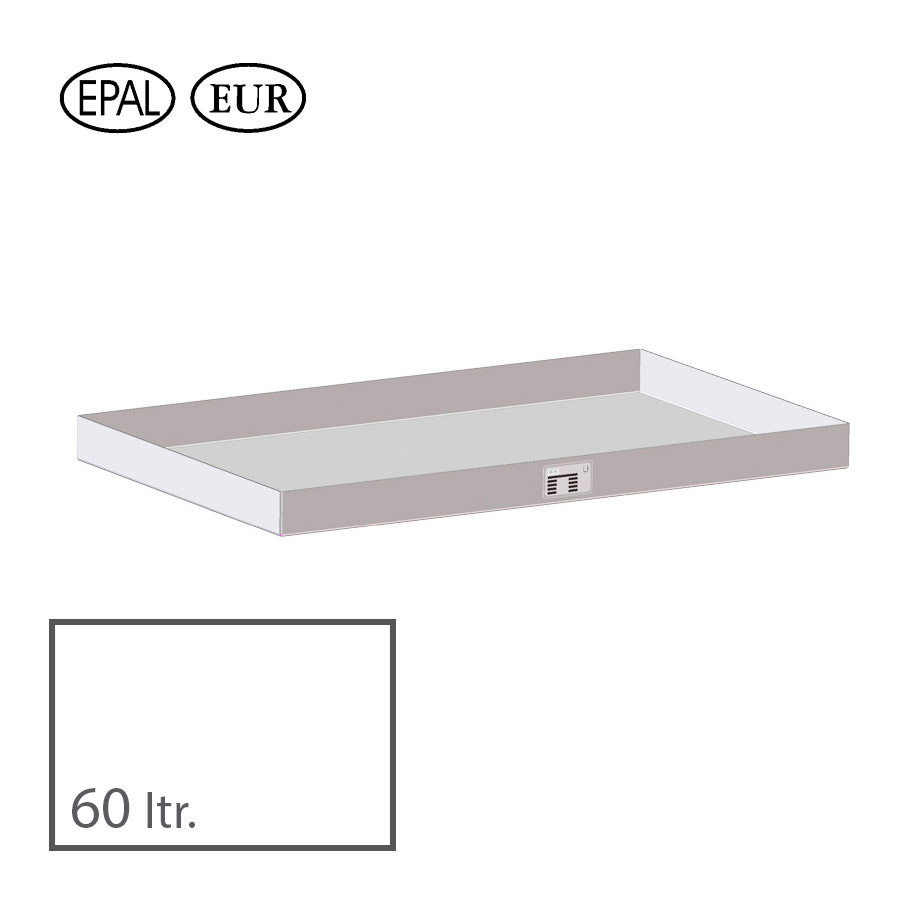 [045664] Cubeta colectora norma Europa 60 l - Dim.: 1200x800x100h mm - acero inoxidable