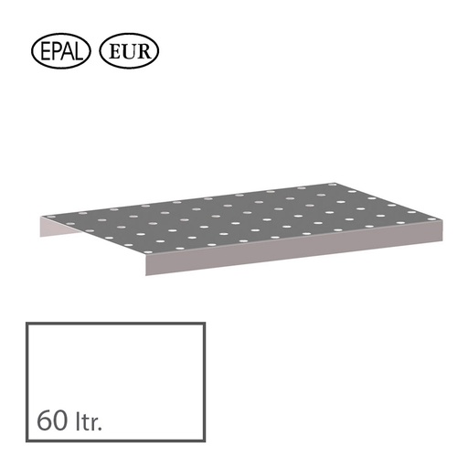 [045671] Rejilla para cubeta norma Europa 60 l - Dim.: 1200x800x100h mm - acero galvanizado